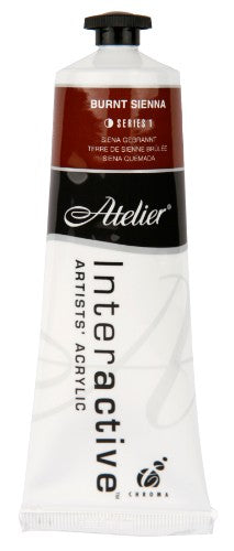 Acrylic Paint - Atelier 80ml Burnt Sienna