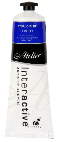 Acrylic Paint - Atelier 80ml Pthalo Blue