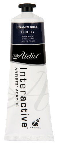 Acrylic Paint - Atelier 80ml Paynes Grey