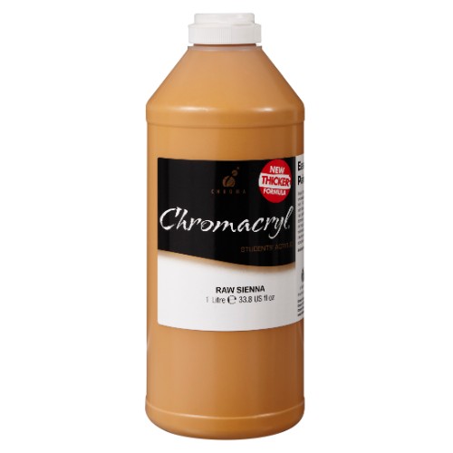 Acrylic Paint - Chromacryl 1lit Raw Sienna