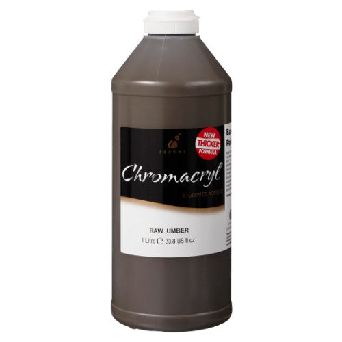 Acrylic Paint - Chromacryl 1lit Raw Umber