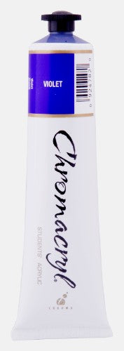 Acrylic paint in vibrant violet, 75ml, perfect for artists; fast-drying, non-toxic, ideal for various art projects.