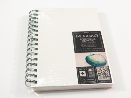 Eco Drawing Book A5p with 120gsm TCF paper, 70 sheets, perfect for sustainable sketching and creativity.