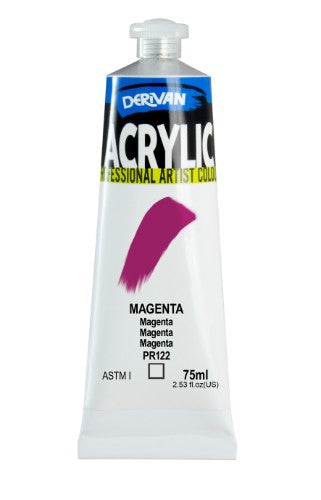 Acrylic Paint - Derivan Acrylic 75ml Magenta