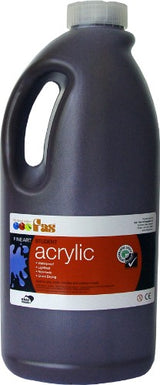 Acrylic Paint - Fas Student Acrylic 2ltr Burnt Umber