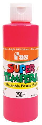 Fas Super Tempera 250ml Fluo Pink