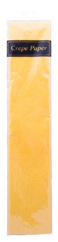 Pale orange crepe paper roll (50cm x 2m) for crafting, decorations, and creative DIY projects, perfect for various celebrations.