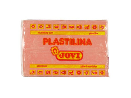 Jovi Plastalina 350gm Flesh: versatile, non-staining modeling clay for kids, perfect for 3D creations and animation projects.