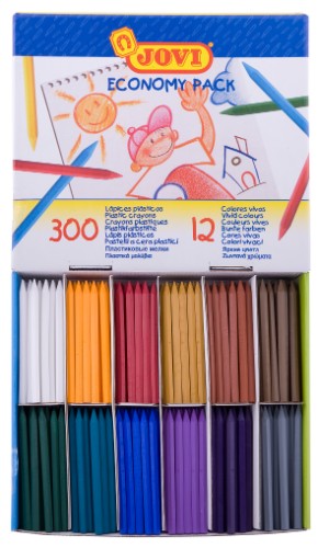 Crayon - Jovi Plastic Crayon Economy Pack 300 (B)