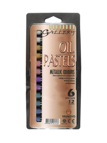 Vibrant Artist Oil Pastel Set with 12 creamy colors, perfect for blending on various art surfaces.