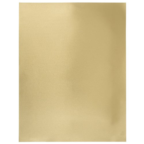 Metallic gold gloss showcards, 50x65 cm, pack of 10, durable, water-resistant, perfect for crafting and decorations.