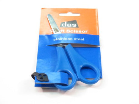 Graduated 5 1/4" scissors with ergonomic handles, stainless steel blades for precise cutting in crafts and sewing.