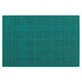 Vibrant green 450x300mm cutting mat, self-healing, durable PVC, gridded for precision, ideal for crafters and hobbyists.