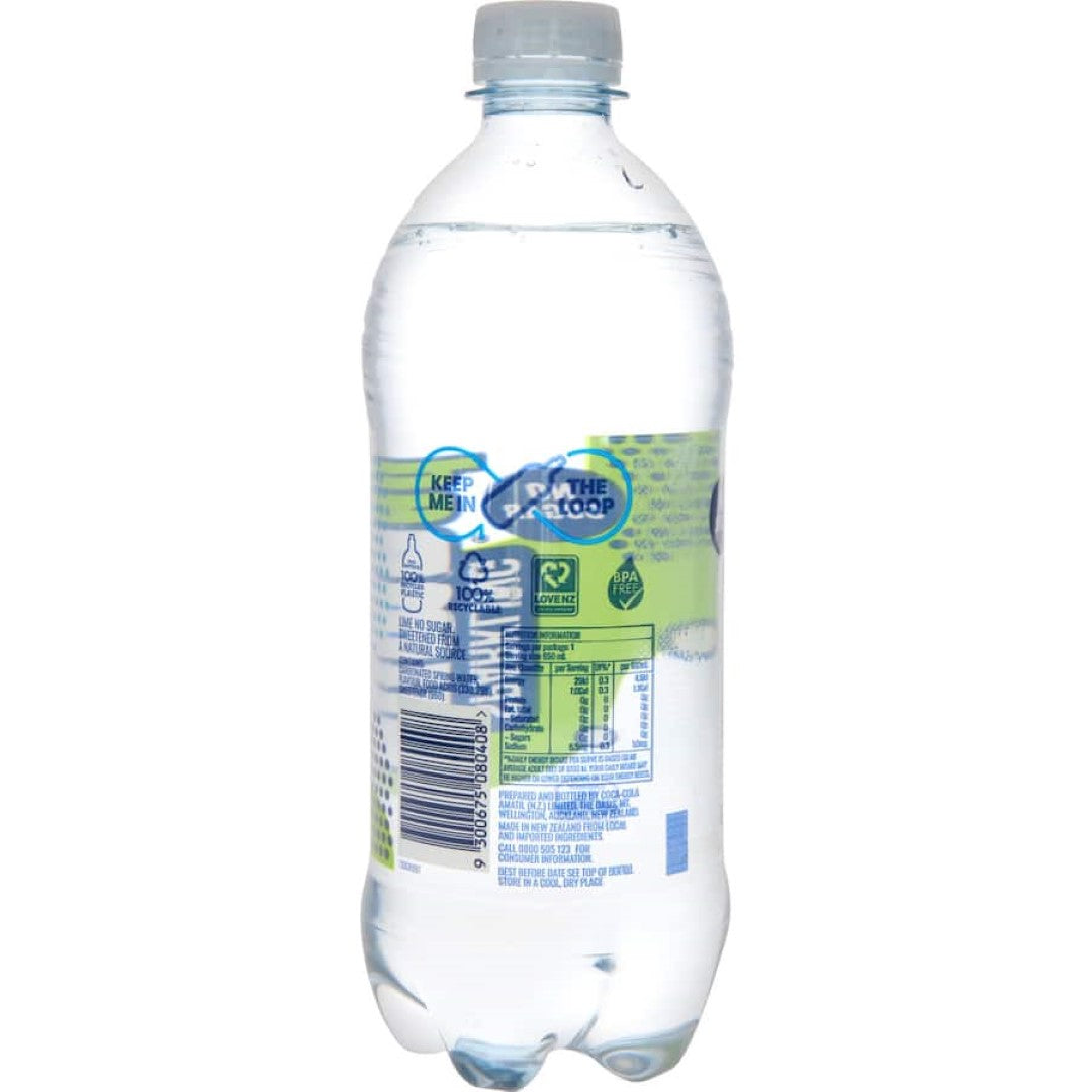 Pumped Sparkling Water Lime, a refreshing low-calorie drink with zesty lime flavor and eco-friendly packaging.