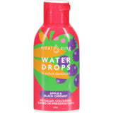 Vital Zing Waterdrops in Apple & Blackcurrant enhance water with natural flavors, no sugar, and 90 servings per bottle.