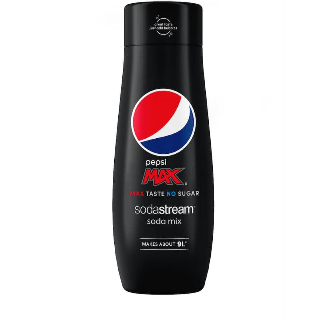 Soda Stream Soda Mix Pepsi Max: Zero-calorie soda mix for carbonated Pepsi Max at home, eco-friendly and customizable fizz.