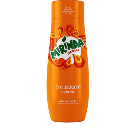 Soda Stream Mirinda Soda Mix for refreshing citrus soda at home, free from artificial flavors and high fructose corn syrup.