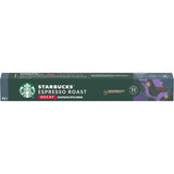 Decaf Starbucks coffee pods for Nespresso, featuring rich flavors and smooth, caramelly sweetness for a premium experience.