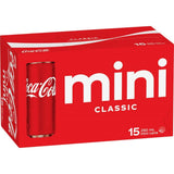 Coca Cola Soft Drink  250ml cans 15pack