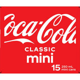 Coca Cola Soft Drink  250ml cans 15pack