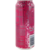 Monster Ultra Energy Drink Rosa in a sleek can, offering sugar-free rose flavor, caffeine, and B vitamins for energizing refreshment.