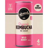 Remedy Organic Kombucha Wild Berry