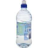 Pure New Zealand spring water in a recyclable bottle with a sipper cap for convenient hydration on the go.