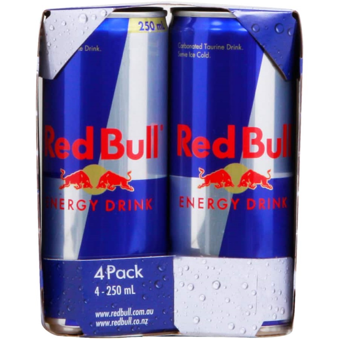 Red Bull Energy Drink  250ml cans 4pack