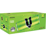 V Green Energy Drink: A refreshing, natural energy booster with vitamins, antioxidants, and green tea extract for alertness.