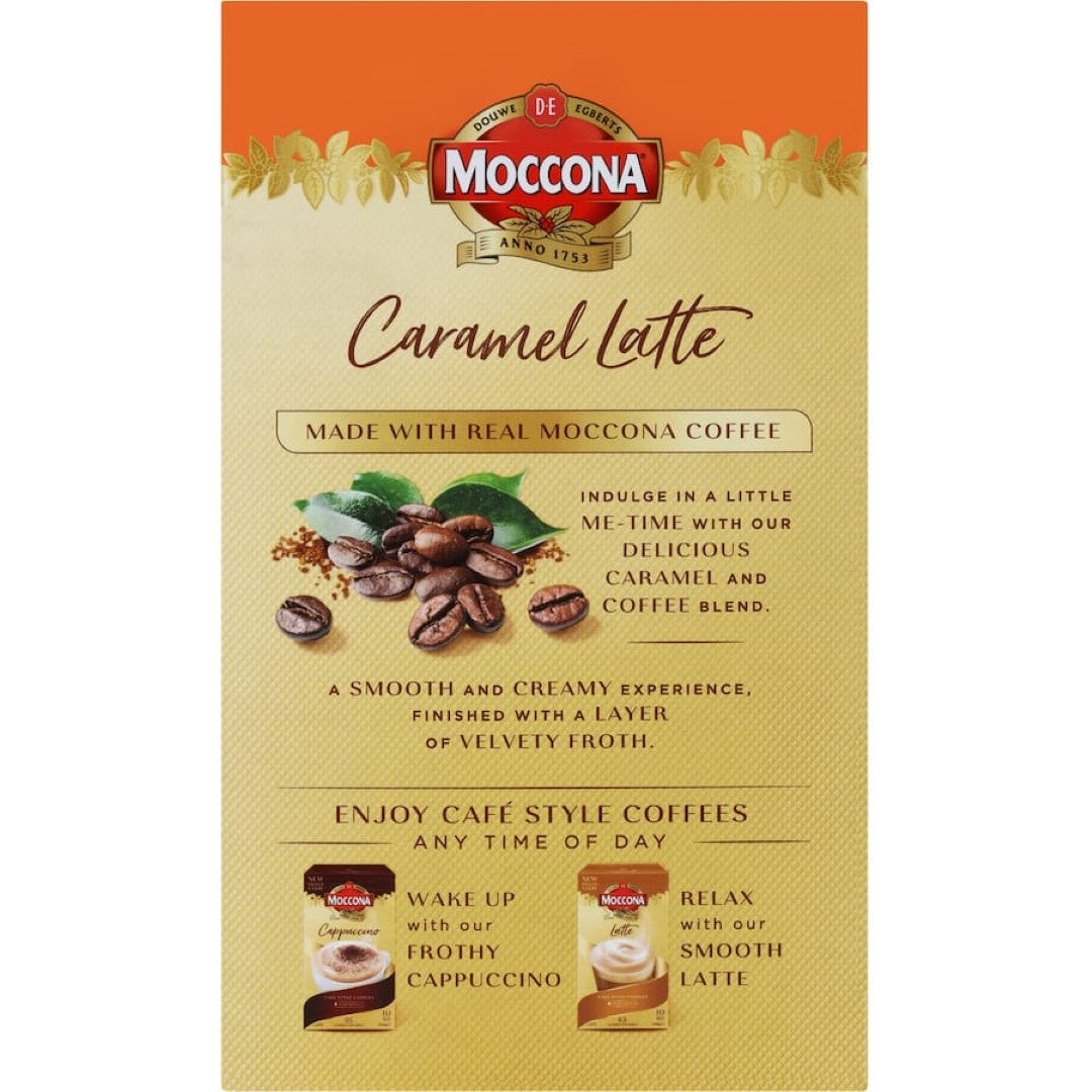 Moccona Coffee Sachets Caramel Latte 10 pack 137g