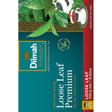 Premium Ceylon loose leaf tea from Dilmah, 250g of rich, flavorful black tea, perfect for any tea lover's daily ritual.