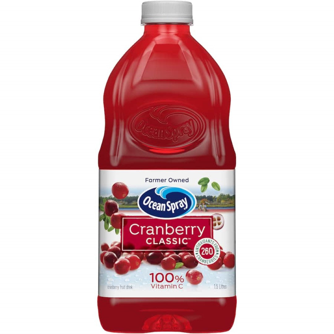 Ocean Spray Fruit Drink Cranberry: refreshing cranberry beverage, rich in antioxidants and vitamin C, with no artificial ingredients.