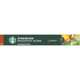 Starbucks By Nespresso Coffee Capsules Breakfast Roast