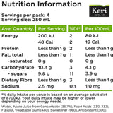 Refreshing Keri Apple Drink with 50% less sugar, offering real apple flavor for a guilt-free hydration experience.