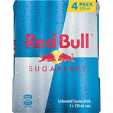 Red Bull Sugar Free Energy Drink can, designed for boosting energy without sugar, perfect for active lifestyles.