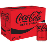 Coca Cola Soft Drink Zero Sugar 330ml cans 30pack
