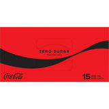 Coca Cola Soft Drink Zero Sugar 250ml cans 15pack