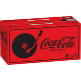 Coca Cola Soft Drink Zero Sugar 330ml cans 8pack