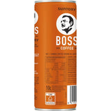 Cup of Boss Iced Coffee Caramel Latte showcasing creamy caramel swirl and rich coffee blend, perfect for any time indulgence.