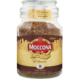 Moccona Instant Coffee Classic Dark Roast 100g jar