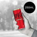 Coca Cola Soft Drink Zero Sugar Zero Caffeine 250ml cans 6pack