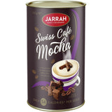 Jarrah Coffee Mix Swiss Mochaccino: a rich, velvety instant coffee blend with Swiss chocolate, perfect for indulgent moments.