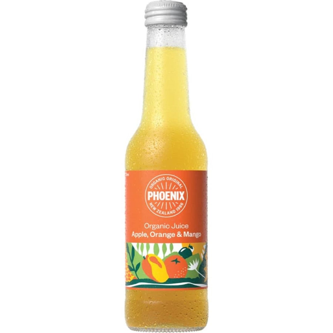 Phoenix Organic Fruit Juice Apple, Orange & Mango