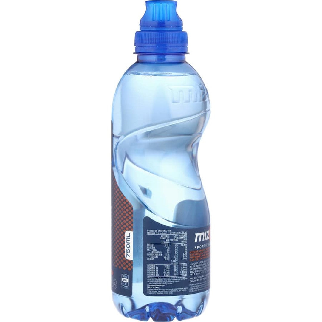 Mizone Sports Drink Mandarin: refreshing hydration with natural mandarin flavor, B vitamins, and Vitamin C for peak performance.