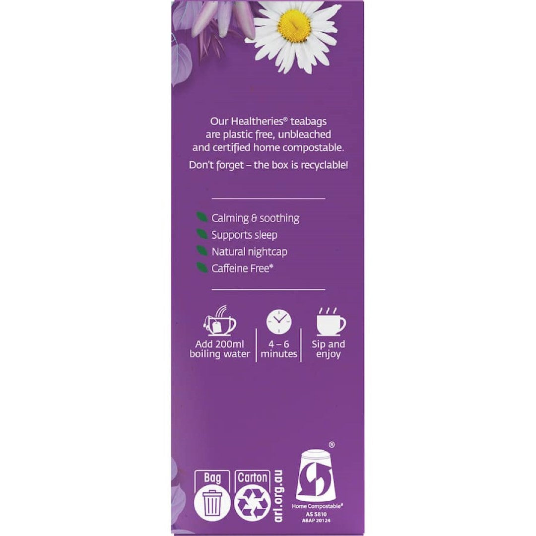 A soothing blend of chamomile and passionflower herbal tea for promoting restful sleep and relaxation.