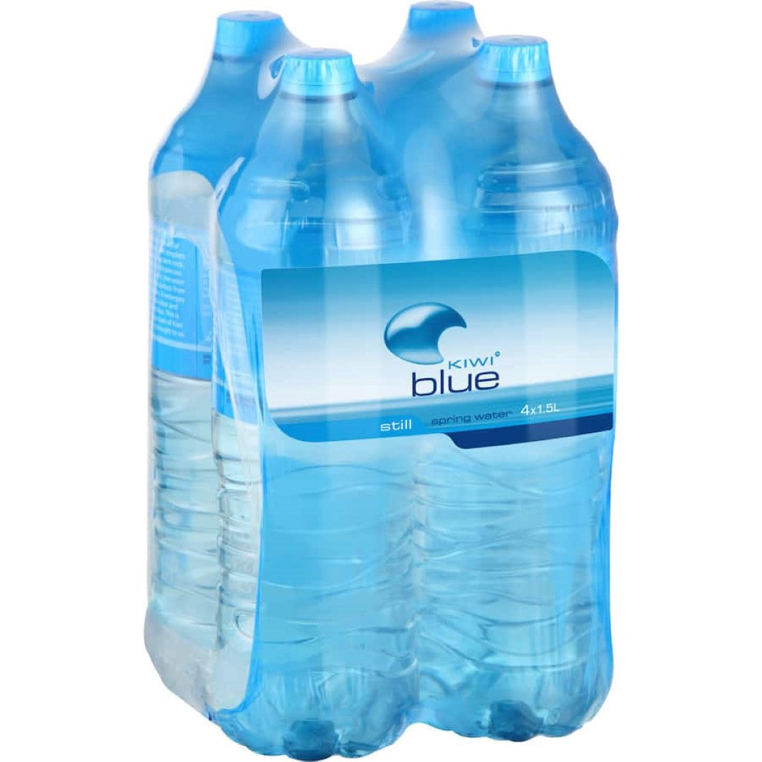 Kiwi Blue Water Still, pure azure spring water from the Mamaku Plateau, ideal for hydration and refreshment anywhere.