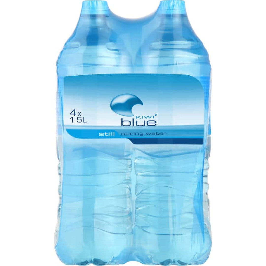 Kiwi Blue Water Still, crystal clear spring water from the Mamaku Plateau, ideal for hydration and refreshment anytime.