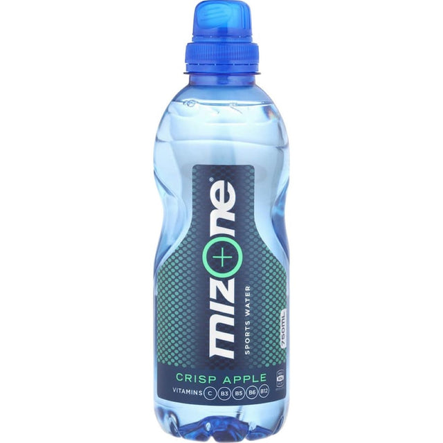 Mizone Sports Drink Crisp Apple, a refreshing, vitamin-packed hydration option with no artificial additives.