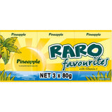 Raro Pineapple Beverage Mix three-pack, each packet makes 1L of refreshing, tropical punch with no artificial sweeteners.