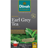 Dilmah Loose Leaf Earl Grey tea in a vacuum-sealed bag, featuring Ceylon tea with bergamot for a refined, aromatic experience.